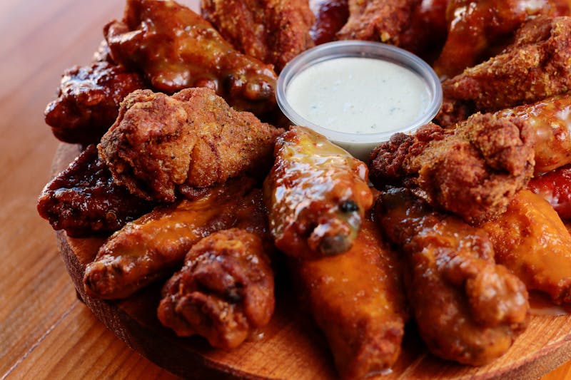 Wing Snob crispy fried chicken wings — golden and crunchy